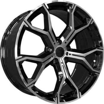 Диск PDW 5445 20x10.50 5x112 ET40 DIA66.60 Gloss Black Machine Face