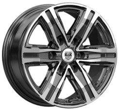 Диск K&K R8 (КС1174) 17x7.50 6x139.70 ET42 DIA100.10 Алмаз Черный