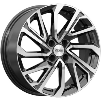 Диск IFree Original Неом (КС1172) 16x6.50 4x100 ET41 DIA60.10 Алмаз Черный