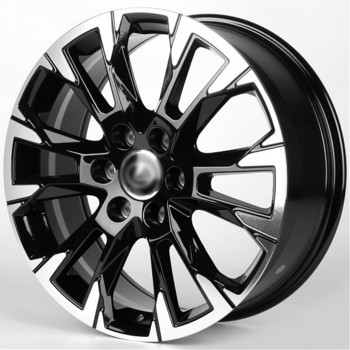 Диск IWheel IVF-3159 20x8 6x139.70 ET55 DIA95.10 Чёрный Глянцевый + Полированные Спицы