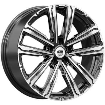 Диск K&K Аламер 18x7.50 5x108 ET42 DIA63.35 Алмаз Черный