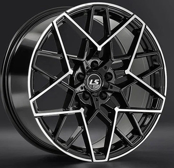 Диск LS wheels LS1384 19x8.50 5x112 ET25 DIA66.60 BKF