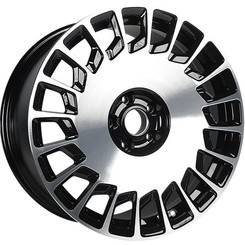 Диск INCH ULF-R24 18x8 5x112 ET40 DIA56 Black Machine Face