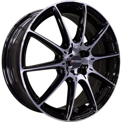 Диск INCH FA8537 17x6.50 5x112 ET44 DIA66.50 Gloss Black Machined Face