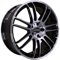 Диск INCH FA8535 18x7 5x114.30 ET45 DIA60.10 Gloss Black Machined Face