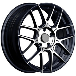 Диск INCH FA8541 17x7 5x114.30 ET45 DIA67.10 Gloss Black Machined Face