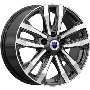 Диск K&K Мичиган 18x8 5x130 ET43 DIA84.10 Алмаз Черный